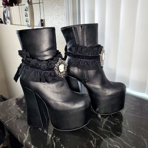 Dollskill Widow Platform Boots